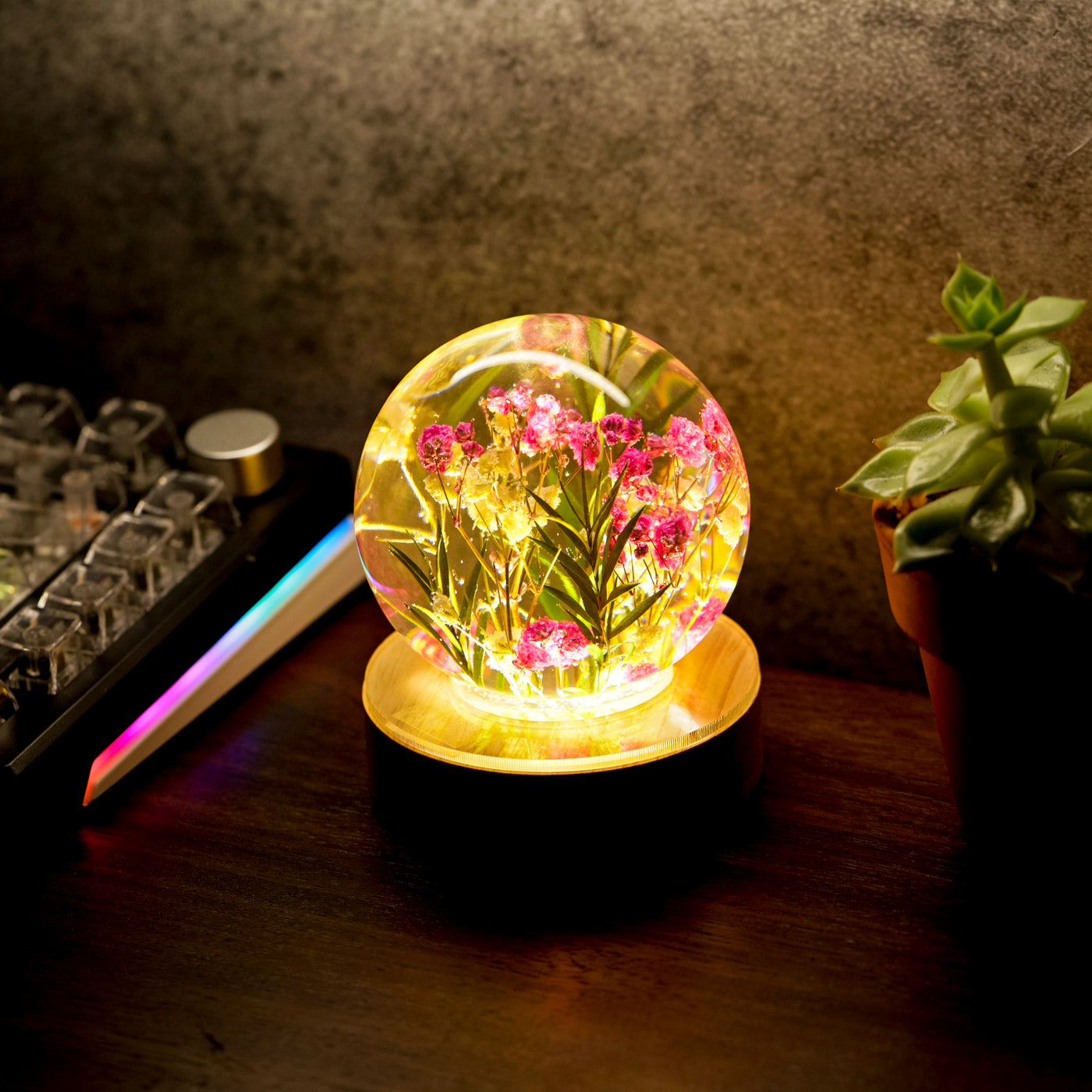 Baby Breath Flower Night Light