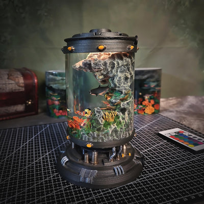 Clownfish resin lamp