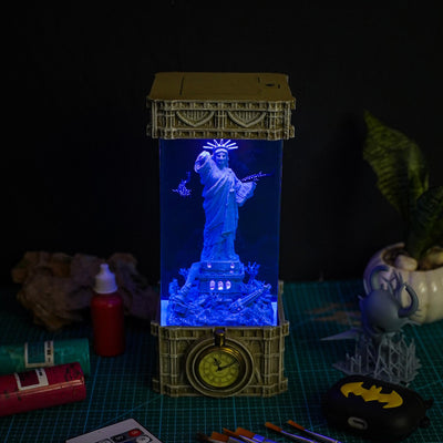 The Statue of Liberty Under The Sea Handmade Resin Lamp