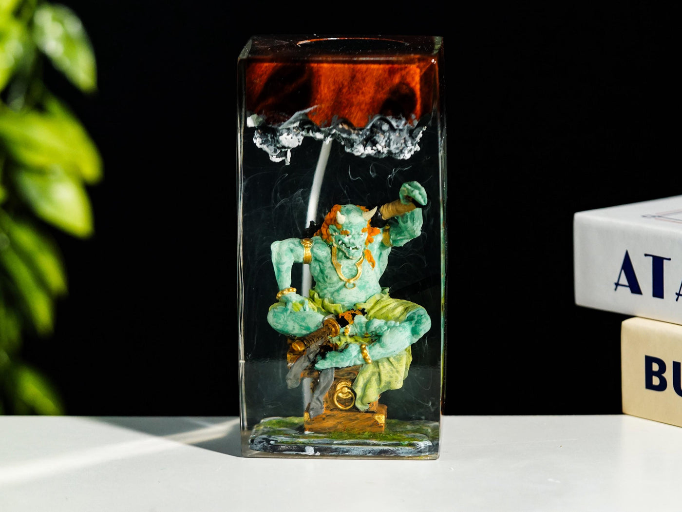 Premium Demon Throne Resin Lamp
