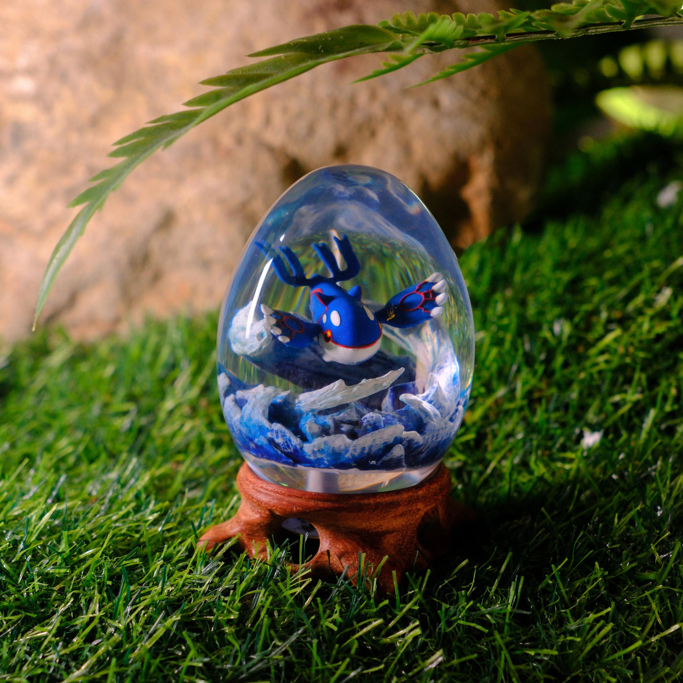 Epoxy Resin Egg Lamp Kyogre