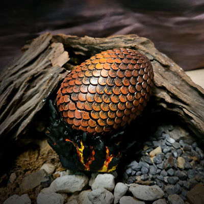 Fire Dragon Egg Resin Lamp 2