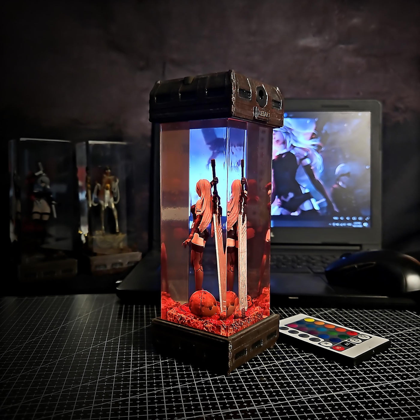 Character 2.A in game N.i.e.r resin lamp