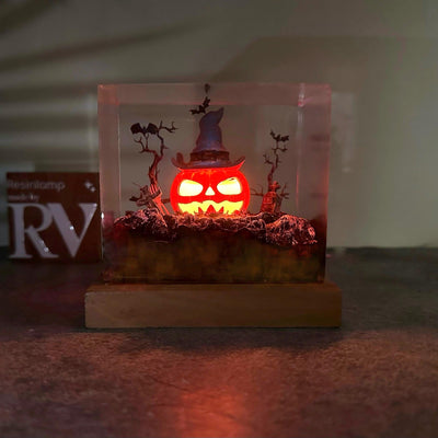 Pumpkin Halloween Resin Lights