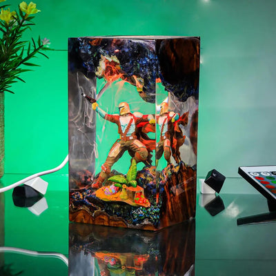 The Mandalorian Din Djarin Star Wars resin lamp
