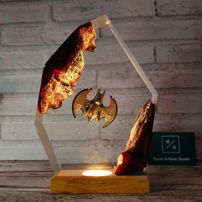 Batwing Resin Lamp