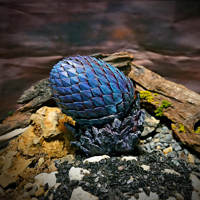 Dragon Egg Resin Lamp in the forest 2