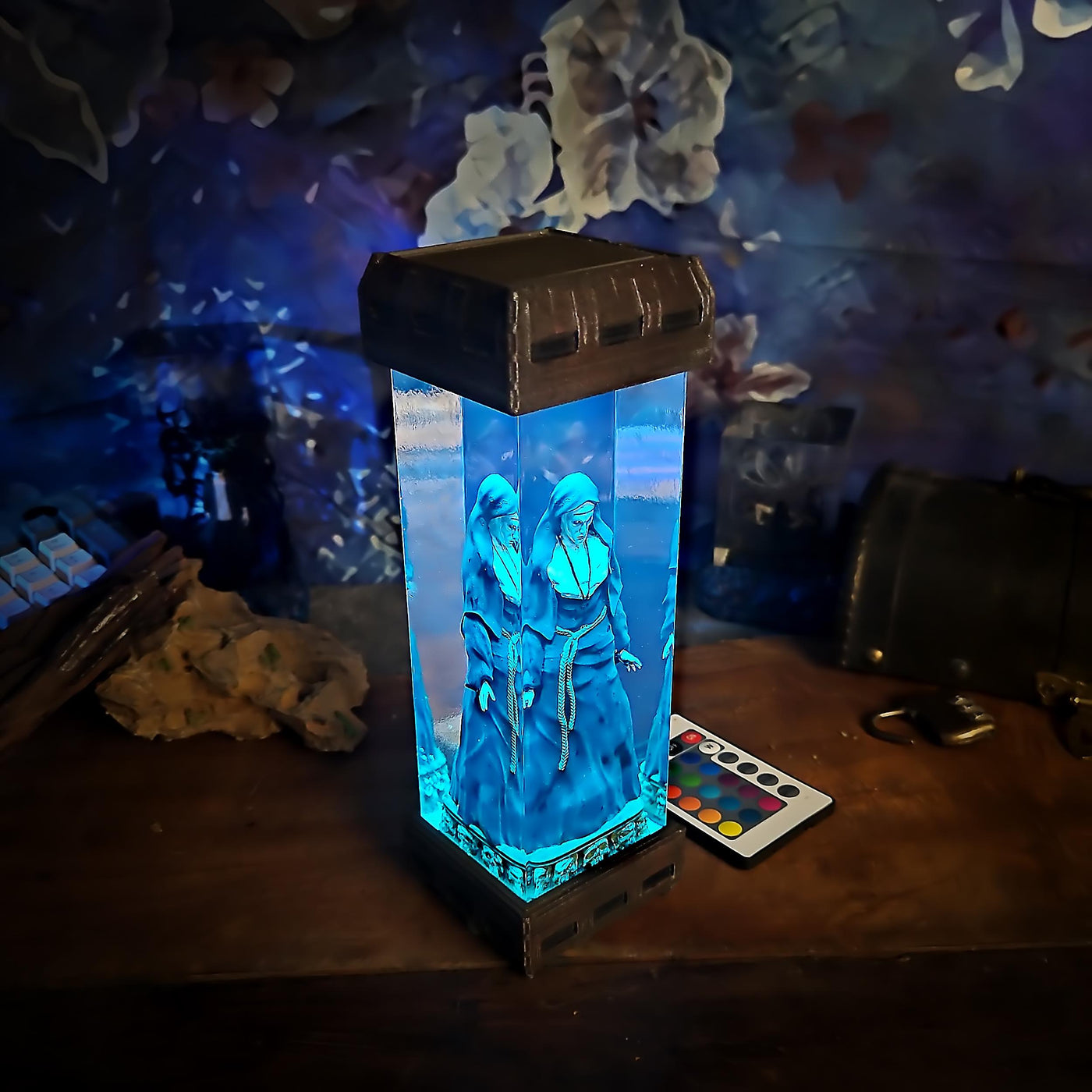 The Nun Resin Lamp