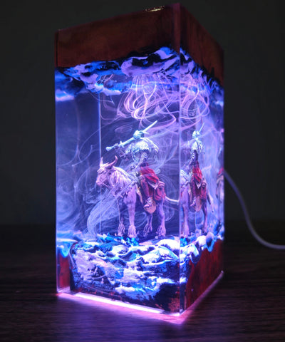 Torrent Figure Elden Ring Resin Lamp