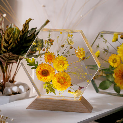 Resin Lamp Dried Flower