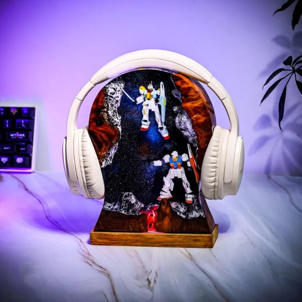 Gundam Headphone Stand Epoxy Resin