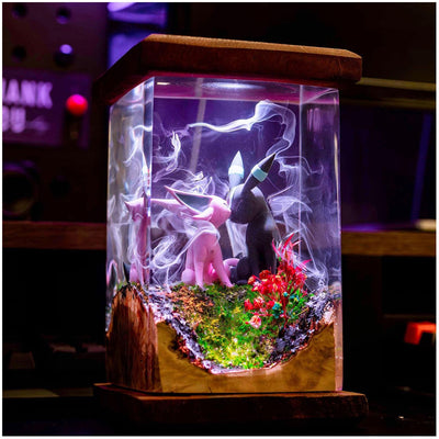 Umbr.eon Espeon Christmas Epoxy Resin Lamp