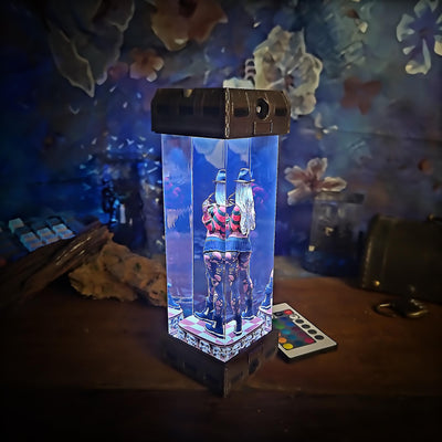 Sexy Fr.e.ddy girl resin lamp