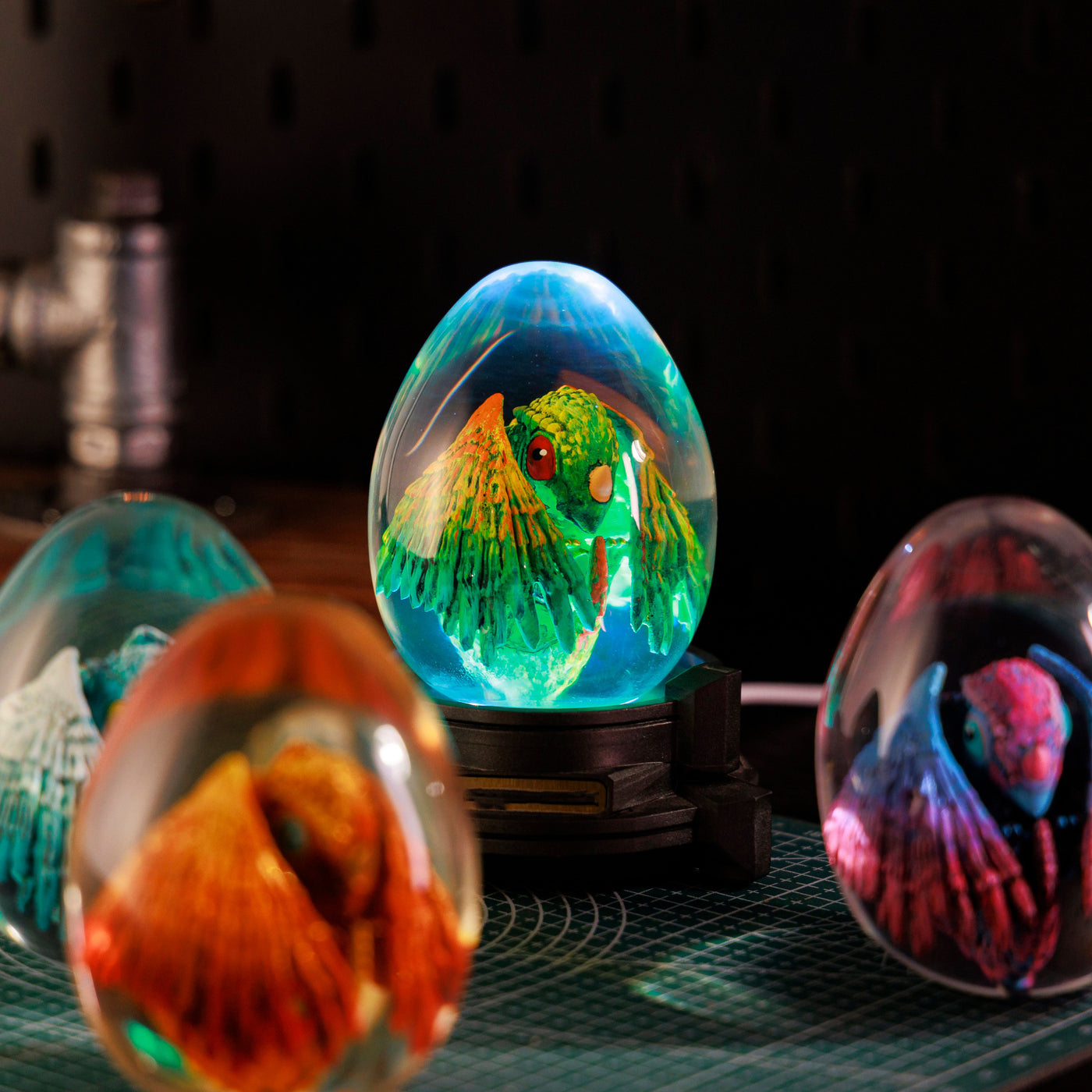 Dinosaur Resin Lamp Egg 2