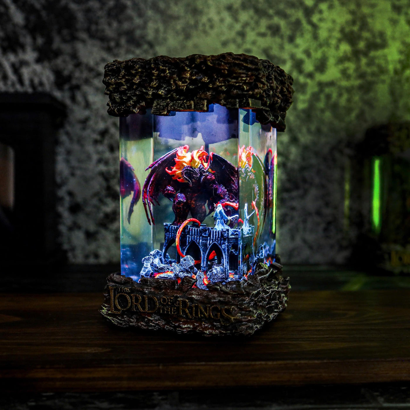 Diorama Gald.aft & Bal.rog Power Ring Lamp