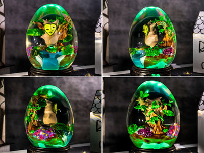 Custom KO.ROK Resin Lamp Egg