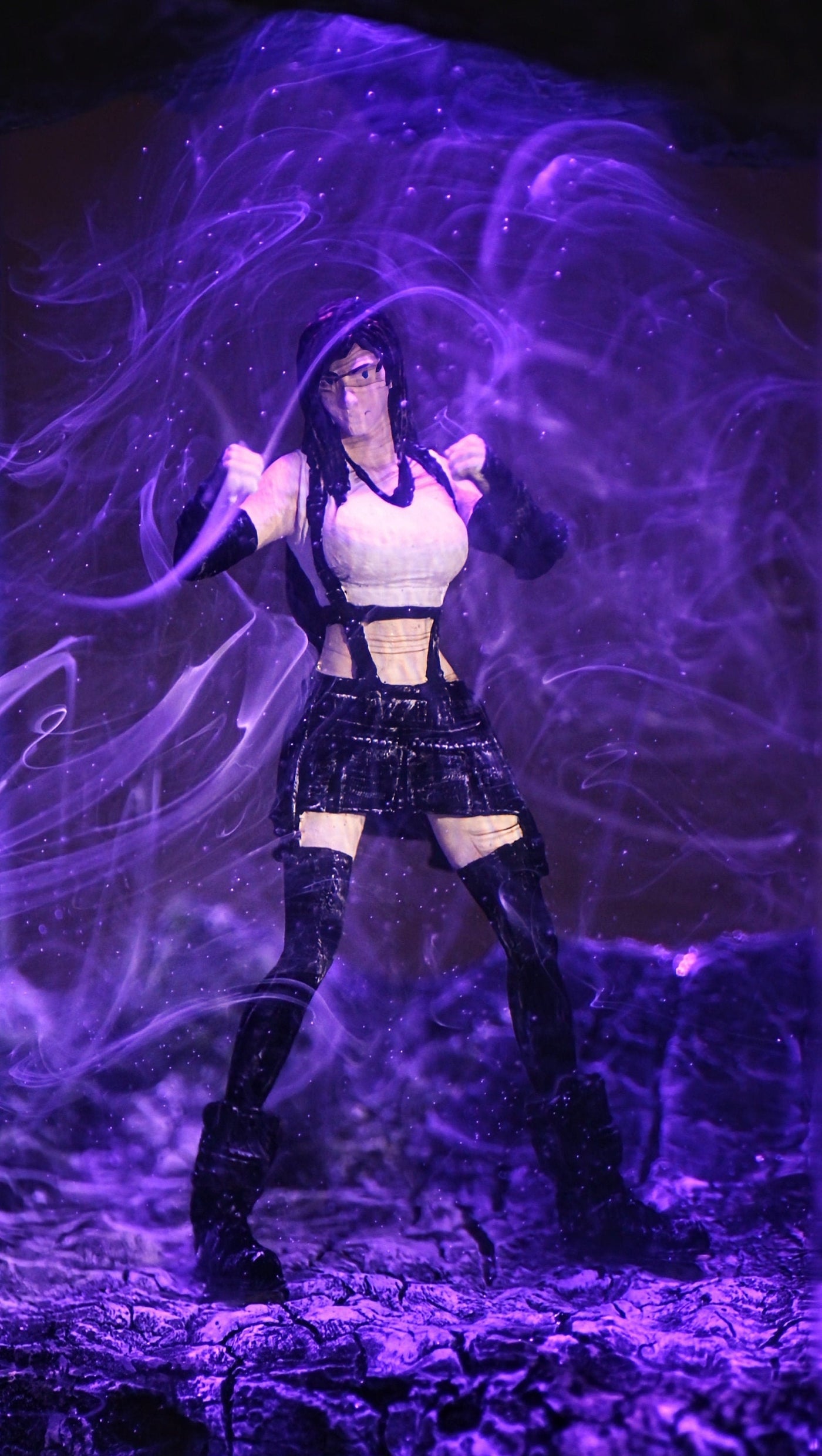 Custom Tifa Lockhart lamp