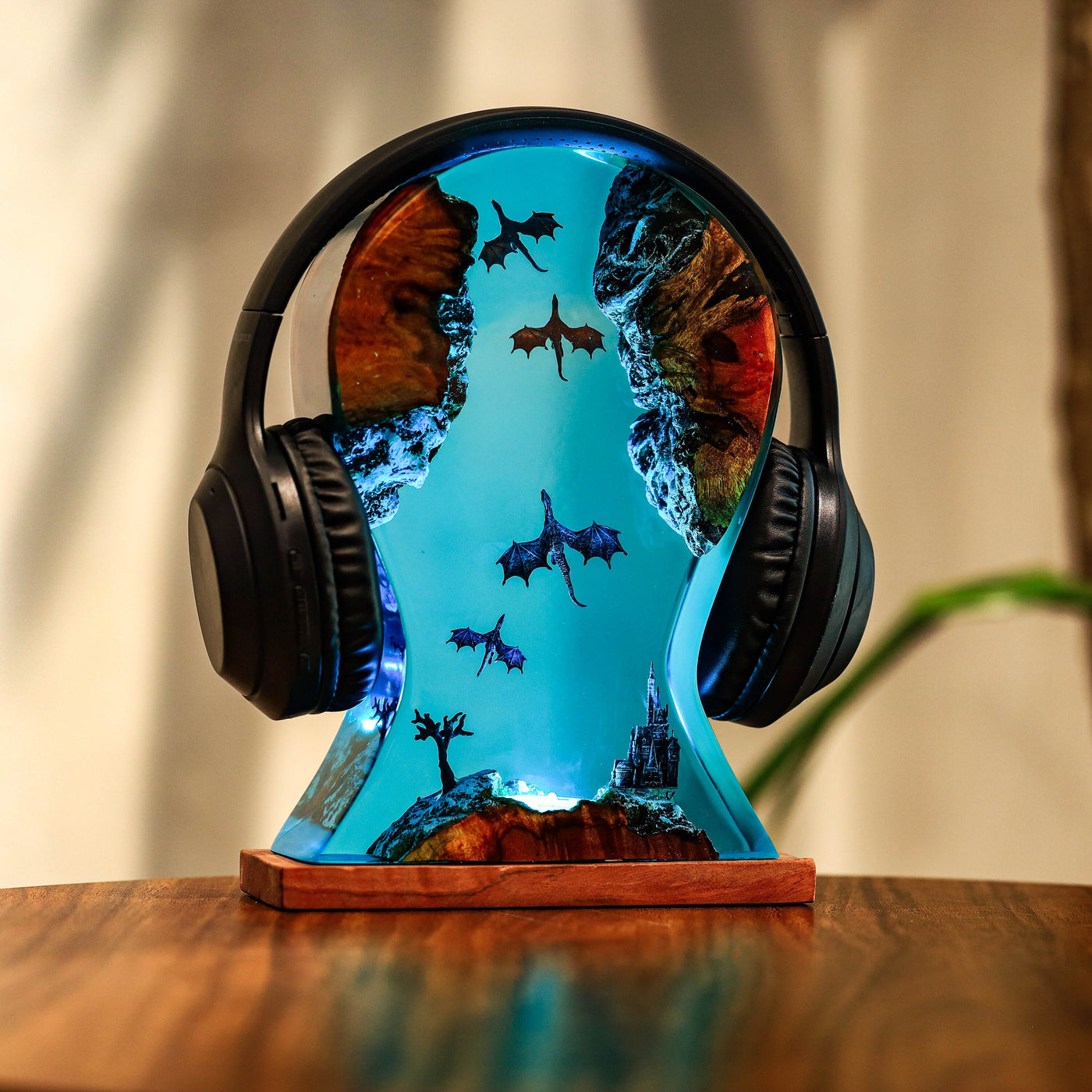 Custom headphone stand