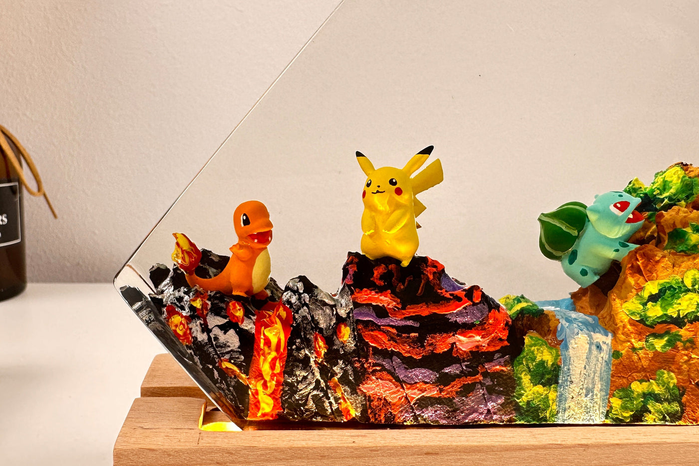 Charmander Squirtle Resin Lamp