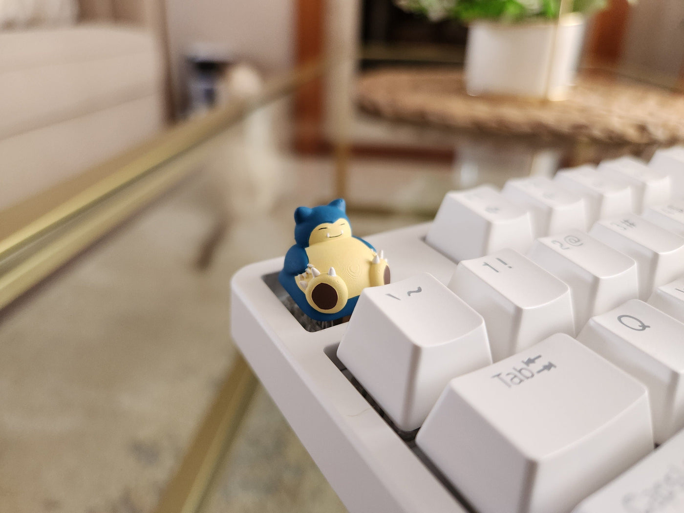 Anime Snorlax Keycap