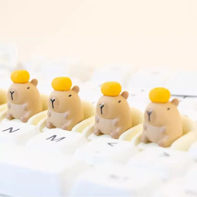 Kawaii Capybara Keycaps Cute