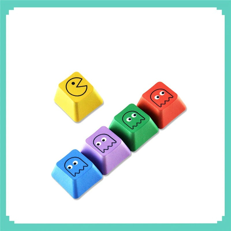 5pcs PacMa.n Keycaps