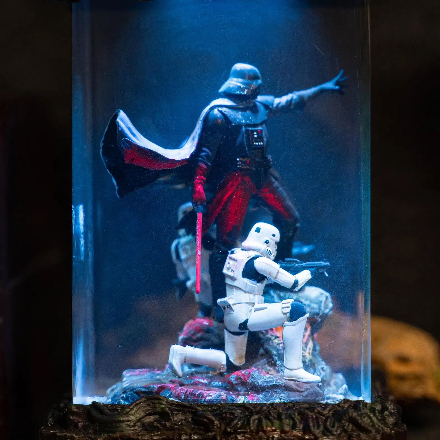 Darth Va.der Diorama Lamp Star war.s resin lamp