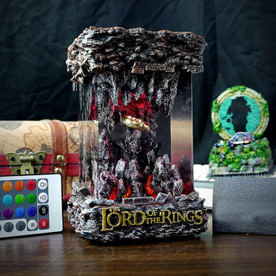 LOTR Ring Of Power Resin Lamp