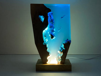 Diver's Resin Night Light