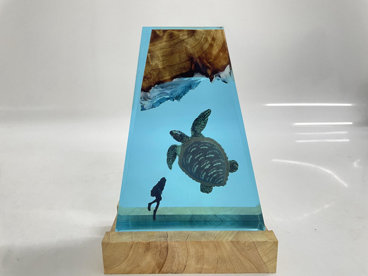 Hawksbill Turtle Art Night Light