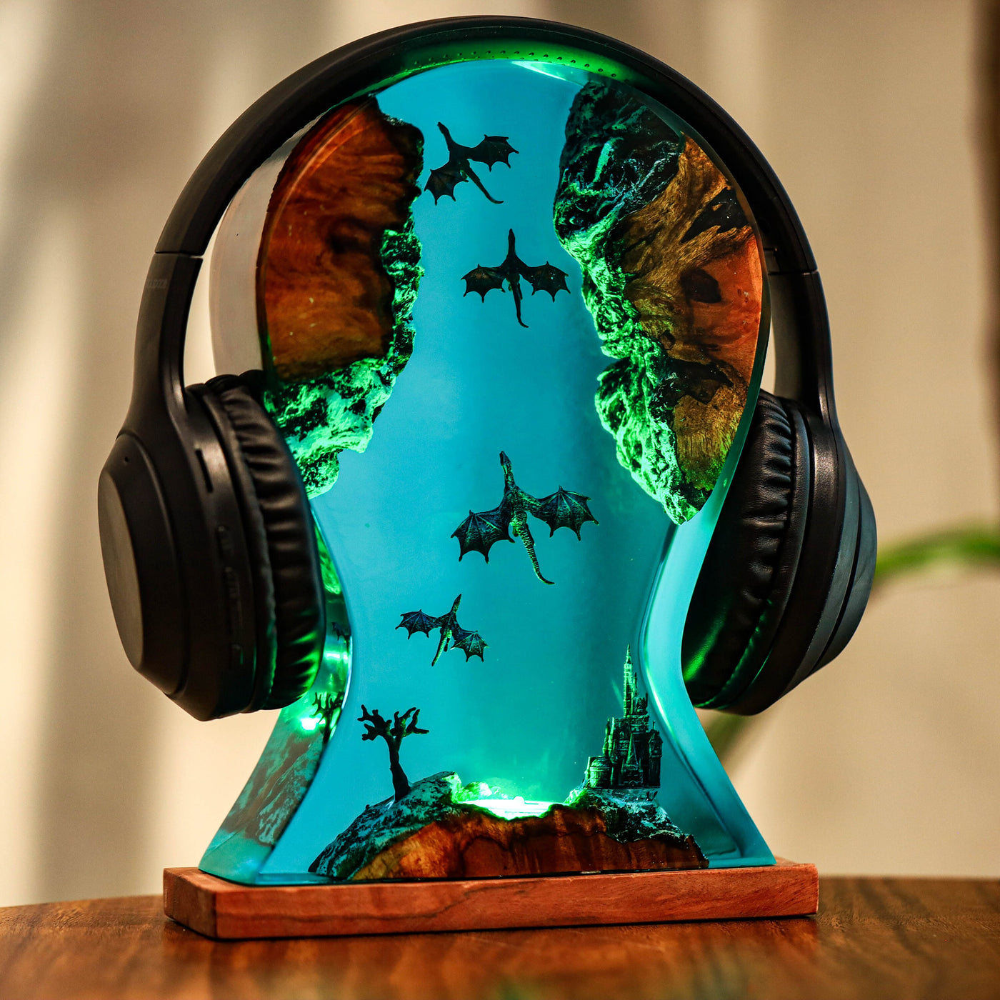 Custom headphone stand