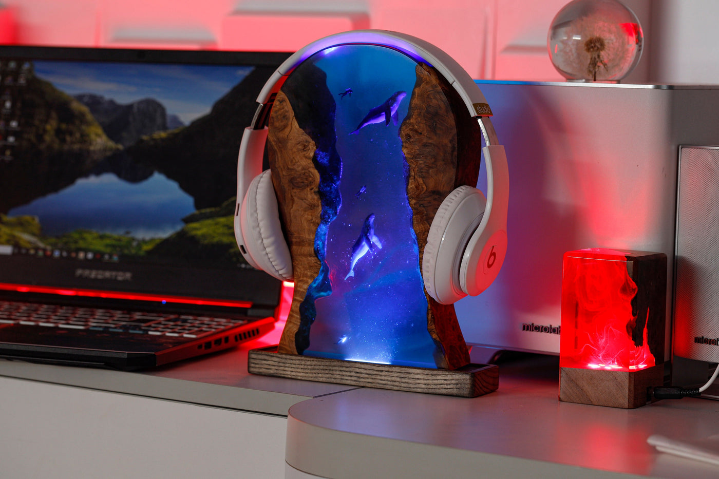 HEADPHONE STAND Epoxy Lamp 3