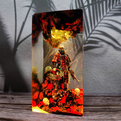 Dark Fantasy Warrior Resin Lamp