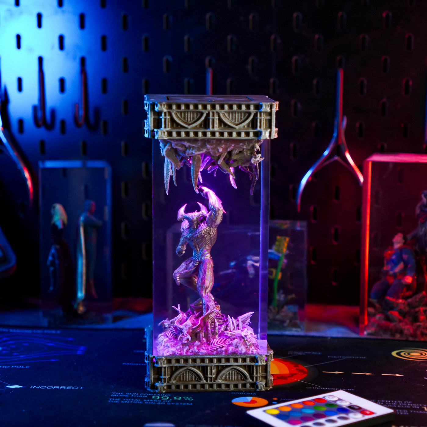 Superhero Epoxy Resin Lamp 2