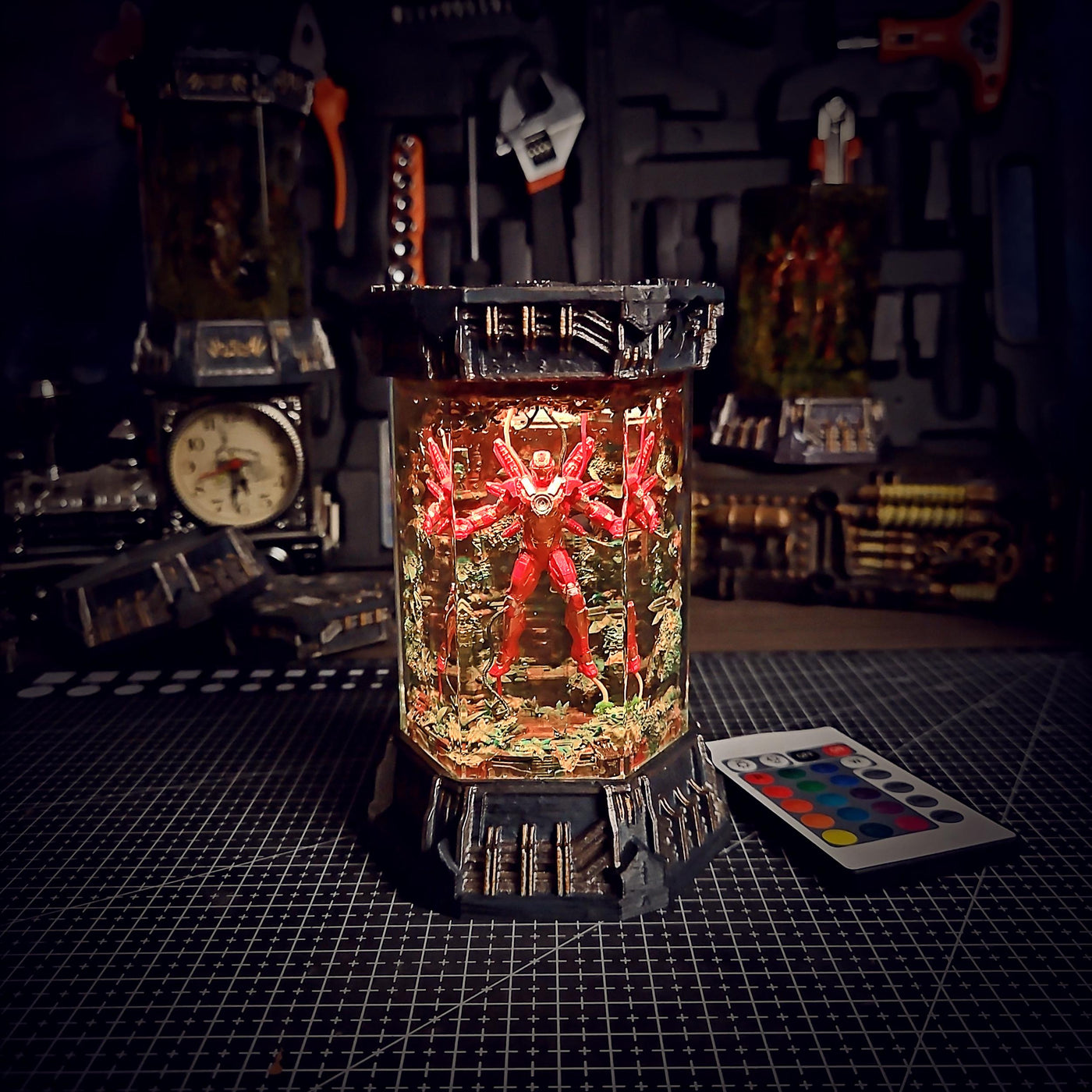 New Iron Man Resin lamp
