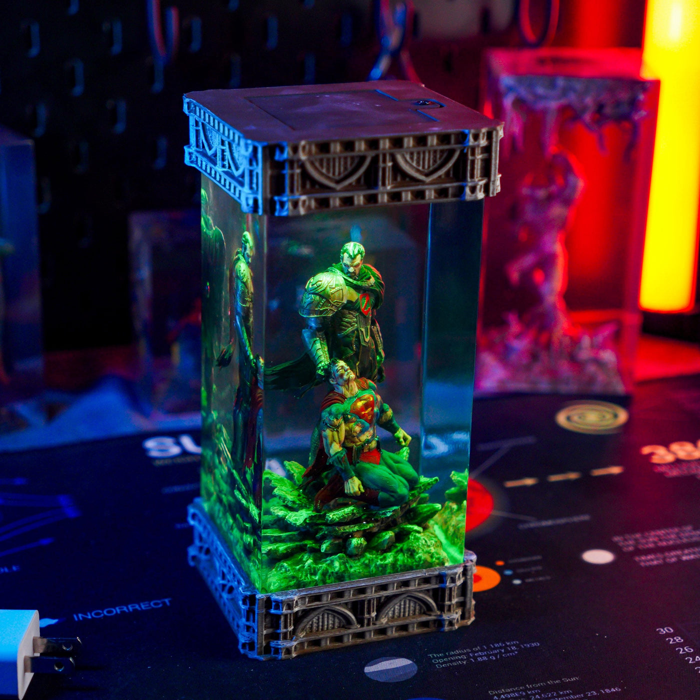 Superhero Epoxy Resin Lamp 4