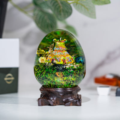 Dah Hesho Shrine Resin Lamp