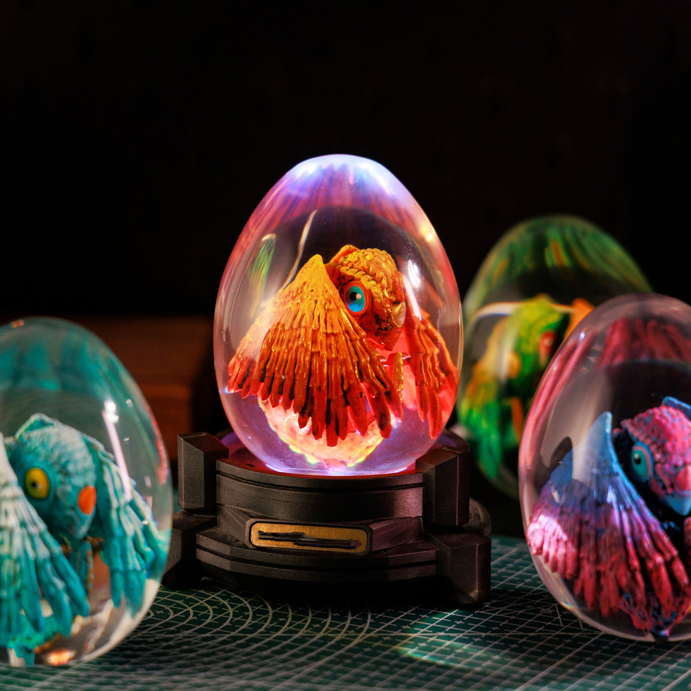 Dinosaur Resin Lamp Egg 2