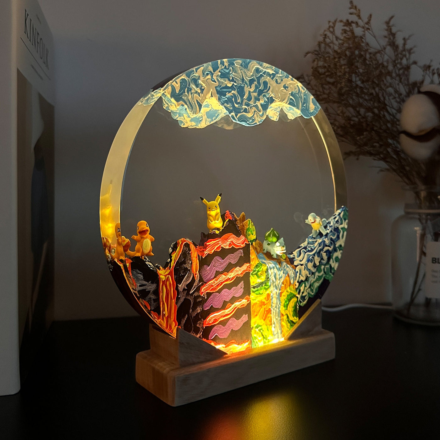 Custom Pokem.on Resin Lamp