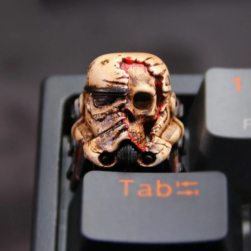 Battle-damaged Skull Keycap