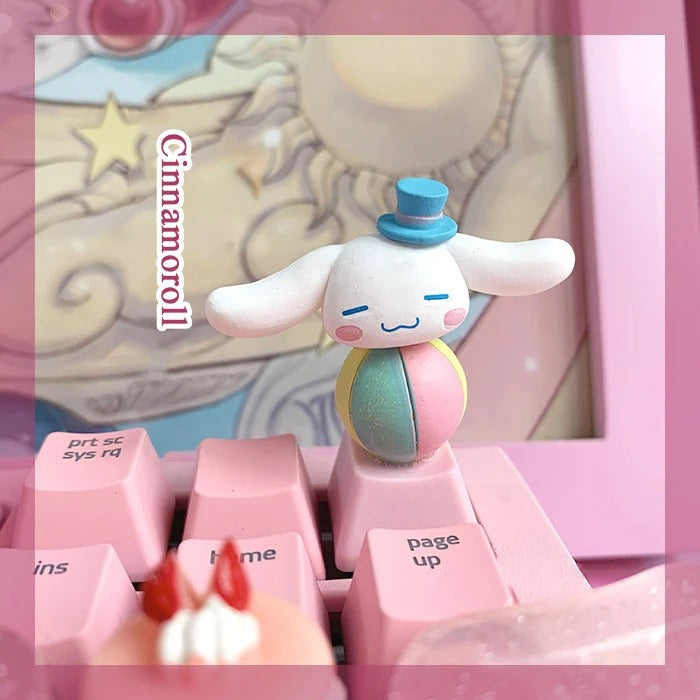 Girl Cinnamoroll Kawaii Anime Keycaps