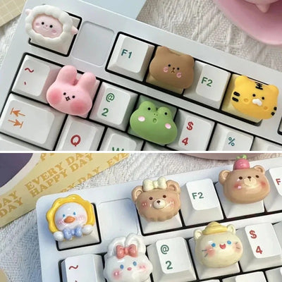 Little Bear Cartoon Anime Keycaps