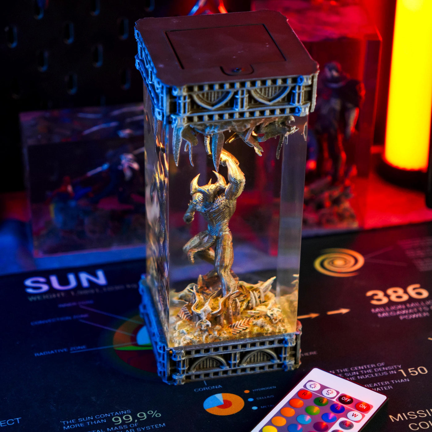 Superhero Epoxy Resin Lamp 2