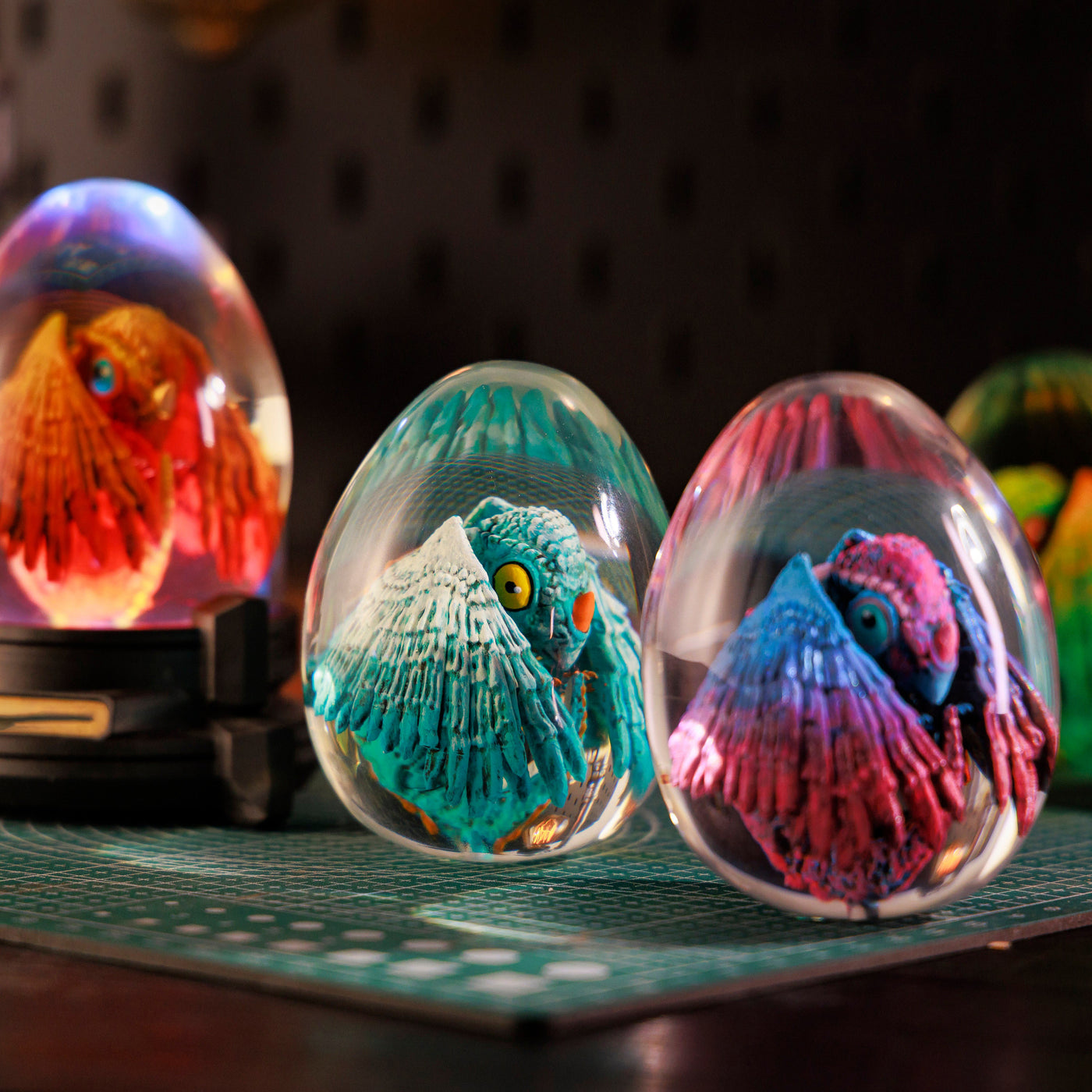 Dinosaur Resin Lamp Egg 2