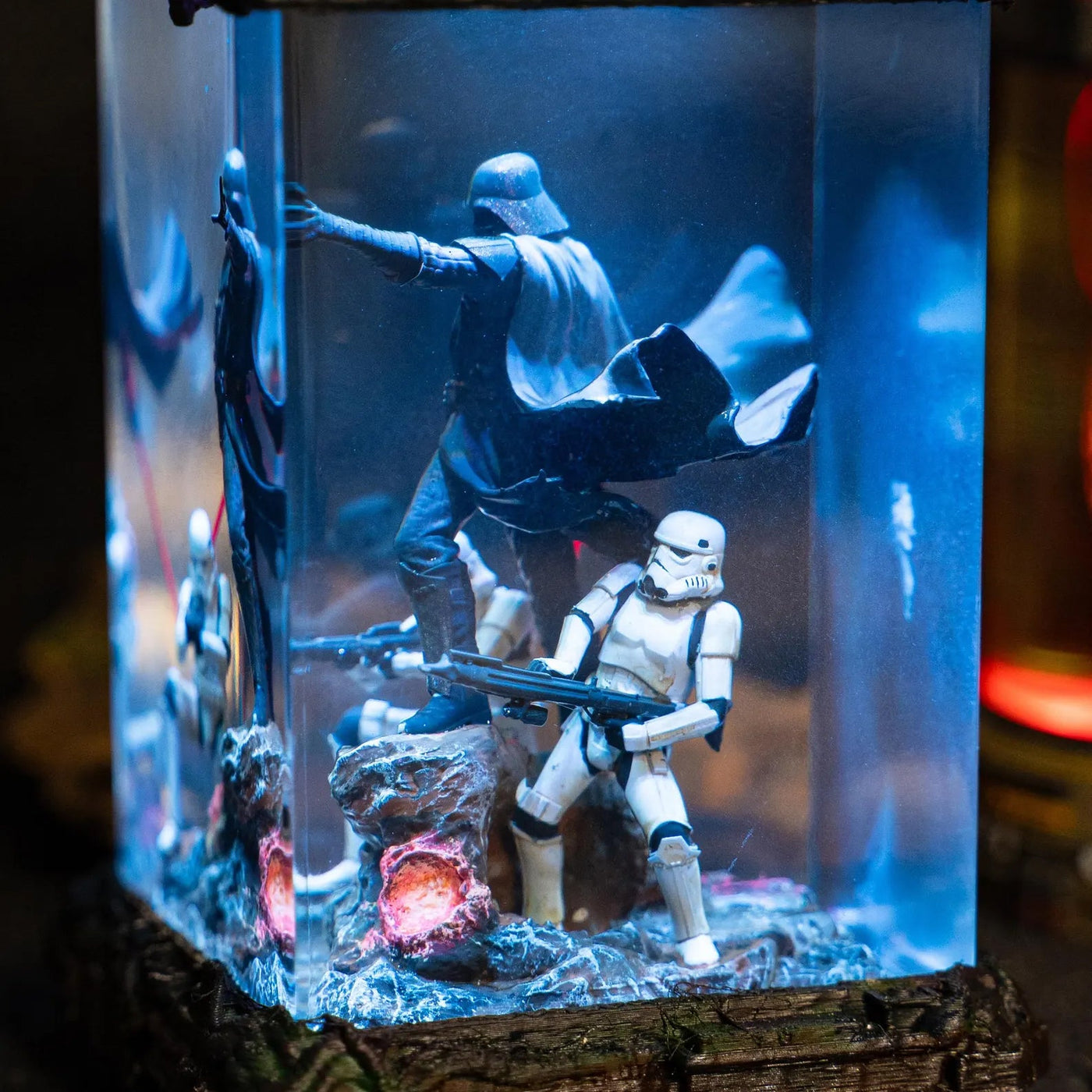 Darth Va.der Diorama Lamp Star war.s resin lamp