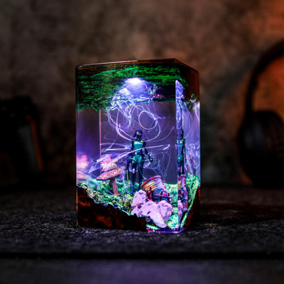 Custom Sage Valorant Resin Epoxy lamp