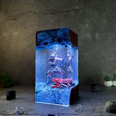 Dragon Born Resin Lamp