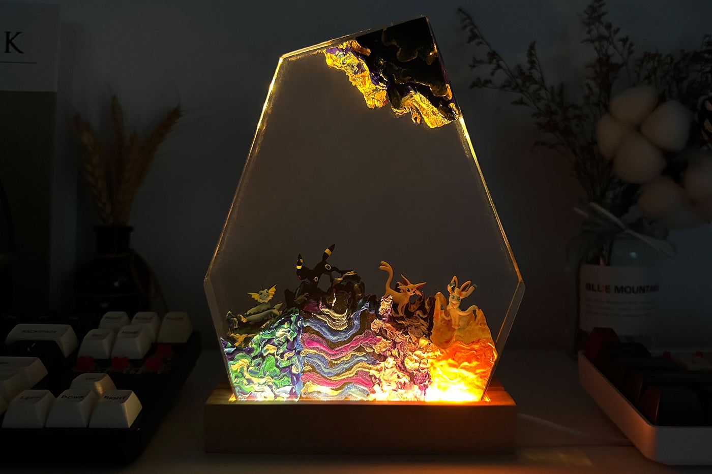 Resin Lamp Umbreon Espeon