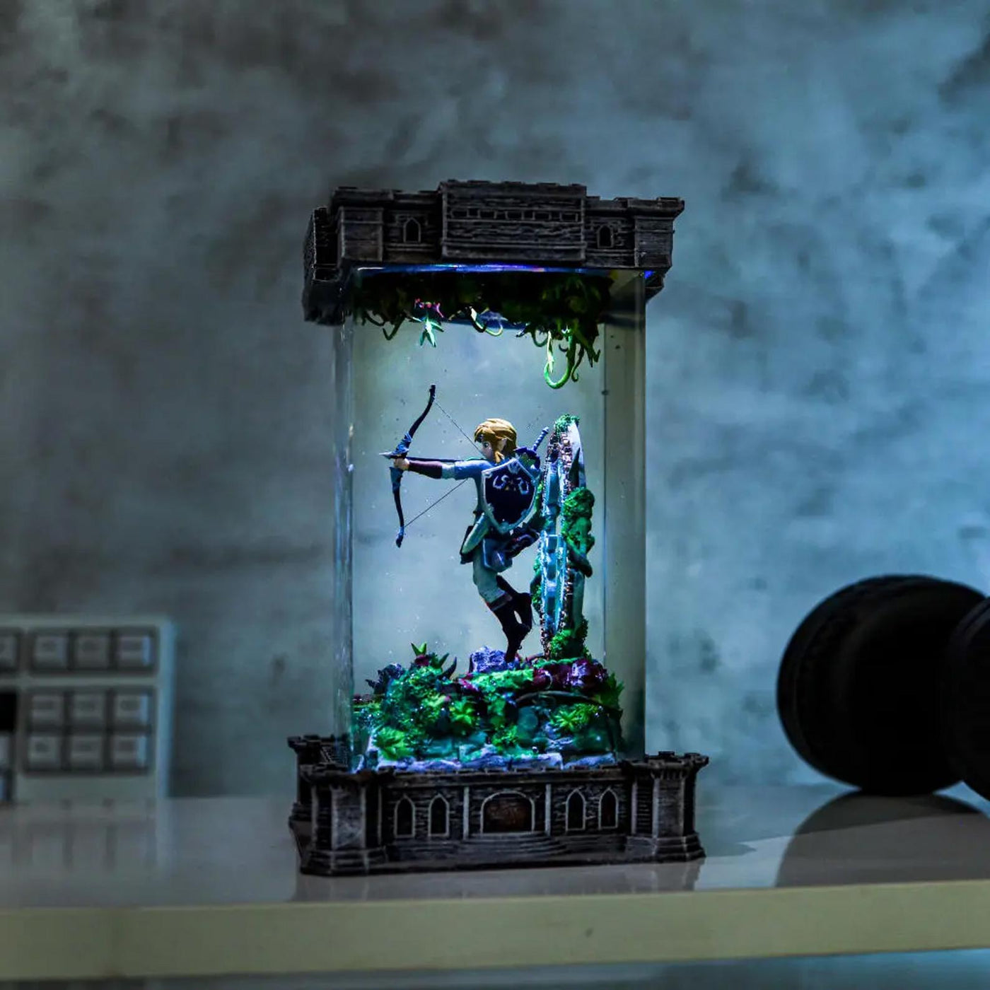 Link Archer Amiibo Epoxy Resin Lamp