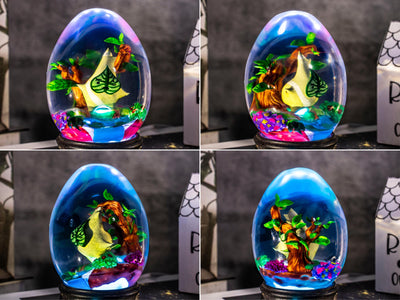 Custom KO.ROK Resin Lamp Egg